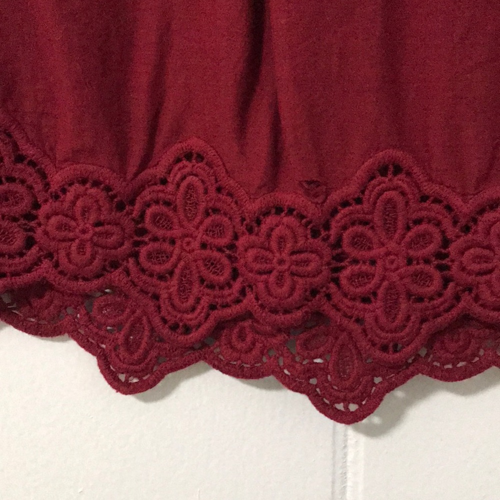 Madewell dark red top - Picture 2 of 3